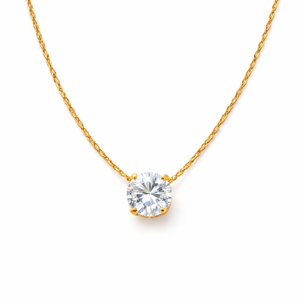 single-stone-solitaire-pendant-necklace-anti-tarnish