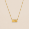 NAMIKA 1111 angel number necklace for women crafted from premium stainless steel with anti tarnish, waterproof and hypoallergenic gold finish, minimalist manifestation jewellery for everyday wear.
